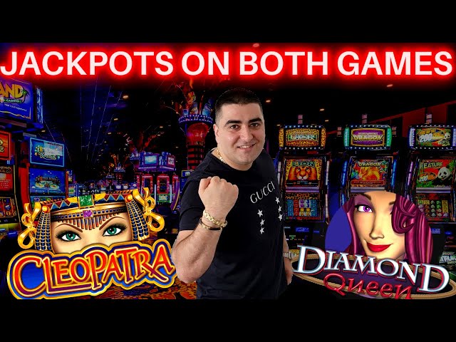 High Limit CLEOPATRA & Diamond Queen Slots HANDPAY JACKPOTS | Winning Money At Casino | SE-6 | EP-18