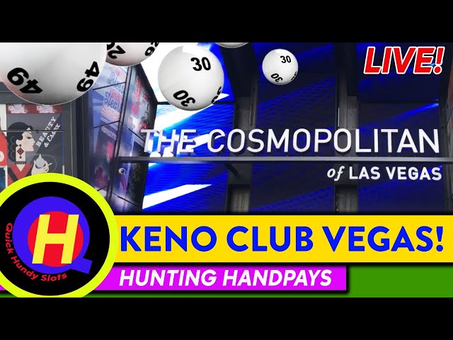 LIVE Keno from Cosmo Las Vegas! #ThursdayNightKenoClub