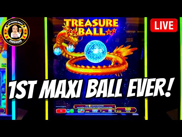 MY 1ST MAXI BALL EVER WON on Treasure Ball Feature
