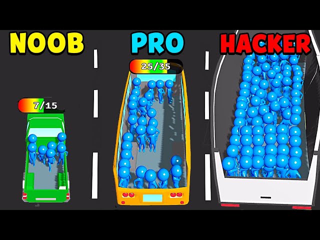 NOOB vs PRO vs HACKER – Crowded Transport