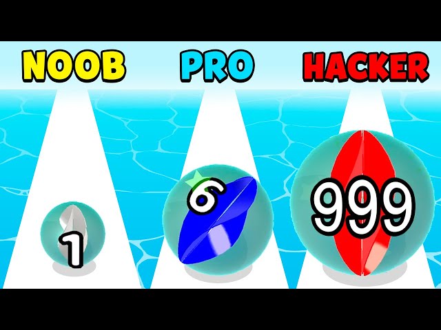 NOOB vs PRO vs HACKER – Marble Run 3D