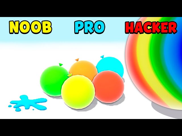 NOOB vs PRO vs HACKER – Water Ball Run