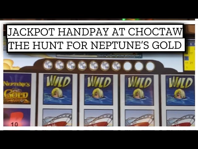 OMG I WAS IN TEARS (OF JOY) ! JACKPOT HANDPAY THE HUNT FOR NEPTUNE’S GOLD AT CHOCTAW DURANT #VGT