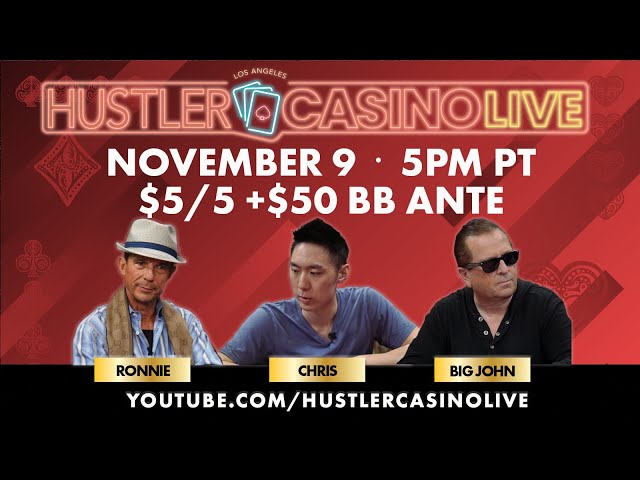Ronnie, Luda Chris & Big John Play $5/5/50 Ante Game – Commentary by RaverPoker