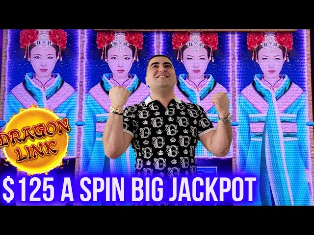 $125 A Spin HUGE HANDPAY JACKPOT On Dragon Cash Slot | Winning Jackpots In Las Vegas