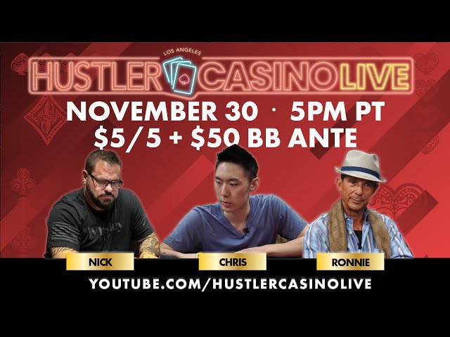 ACTION $5/5/50 ANTE GAME!! Ronnie, Luda Chris, Nick Vertucci – Commentary by David Tuchman