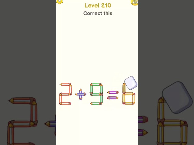 Delete Puzzle : Erase One Part All Levels Game Play #shorts