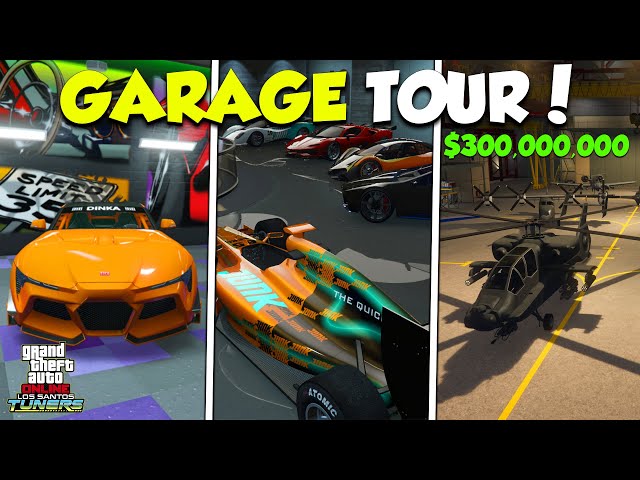 GARAGE TOUR – Inside My $300,000,000 GTA Online Car Collection!