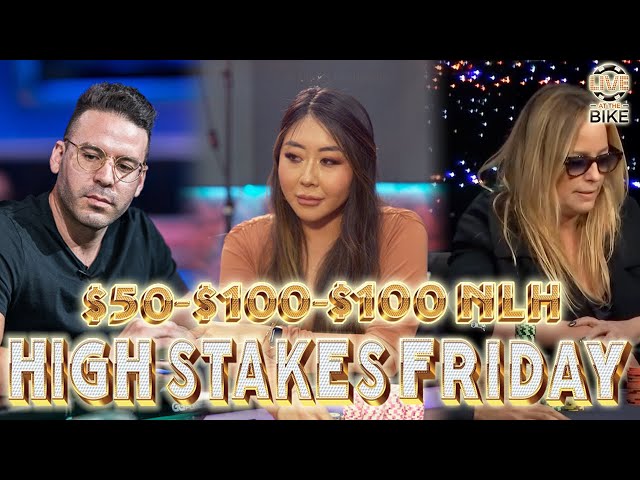 Maria Ho. Gal Yifrach. Julie Yorn HIGH STAKES FRIDAY $50/$100+$100 BBA NLH! – Live at the Bike!