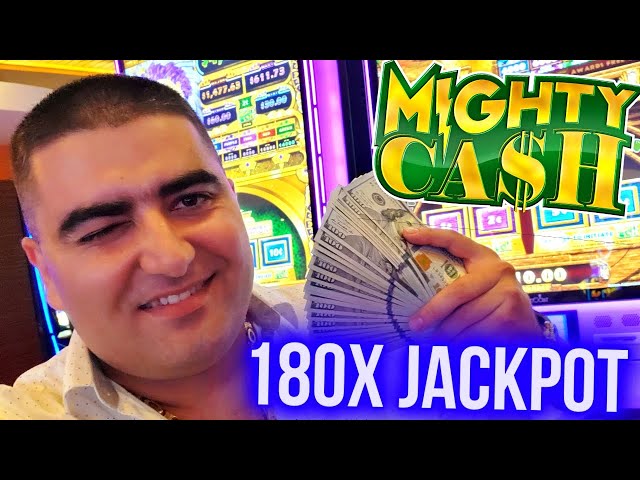 Over 180X Big Handpay JACKPOT On Mighty Cash Slot | Live Slot Play At Casino
