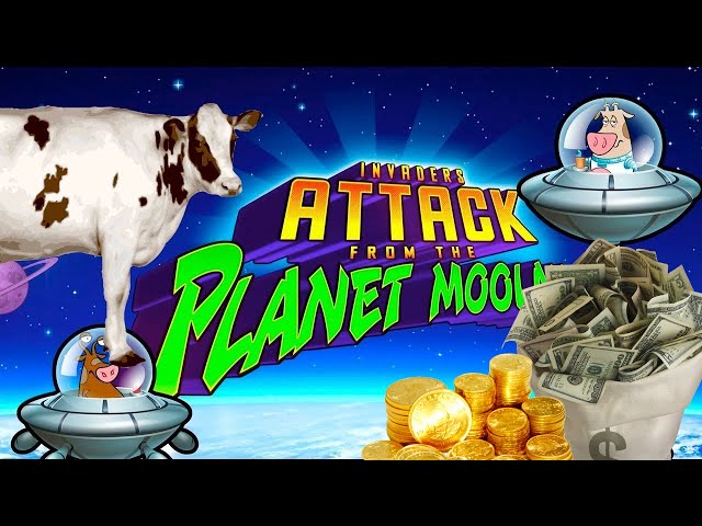 Playing MAX BET on Invaders Attack From the Planet Moolah!