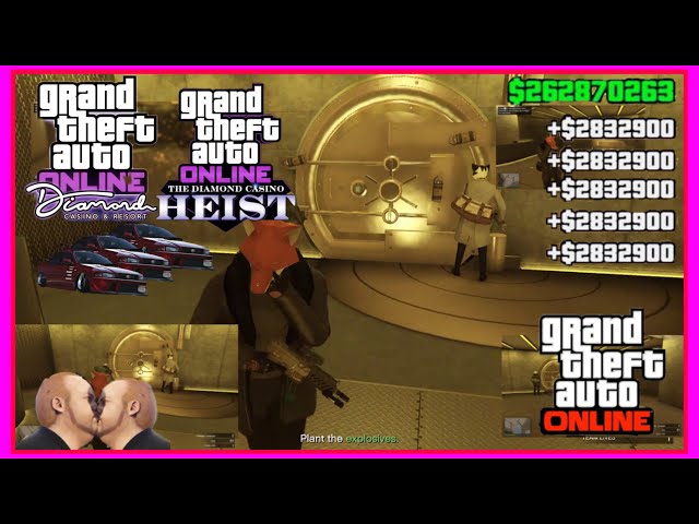 The GTA Online Experience – Casino Heist “Aggressive” 3-Players ( Hard Mode)