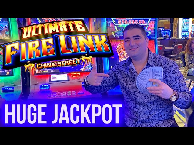 Ultimate Fire Link Slot HUGE HANDPAY JACKPOT | Live Slot Play At Casino