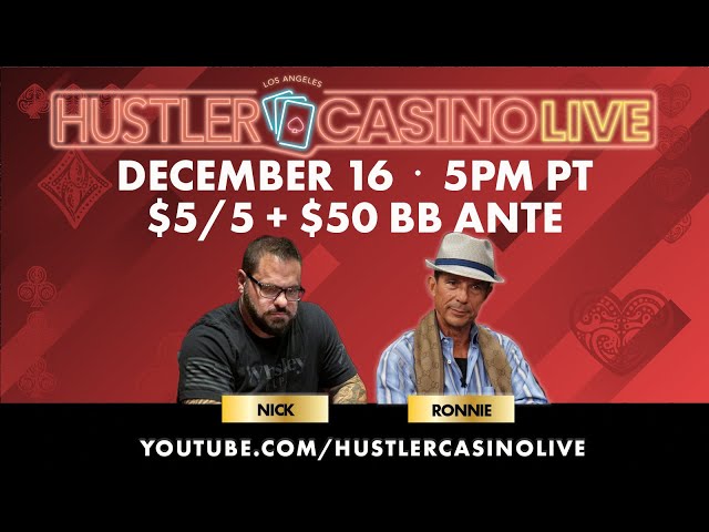 $5/5/50 Ante Game w/ Ronnie, Nick Vertucci & Marc Goone – Commentary by David Tuchman