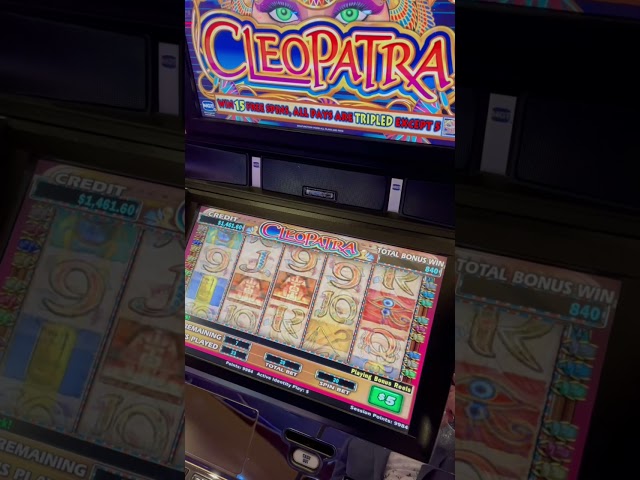 $100 A Spin Cleopatra Slot HANDPAY JACKPOT #Shorts