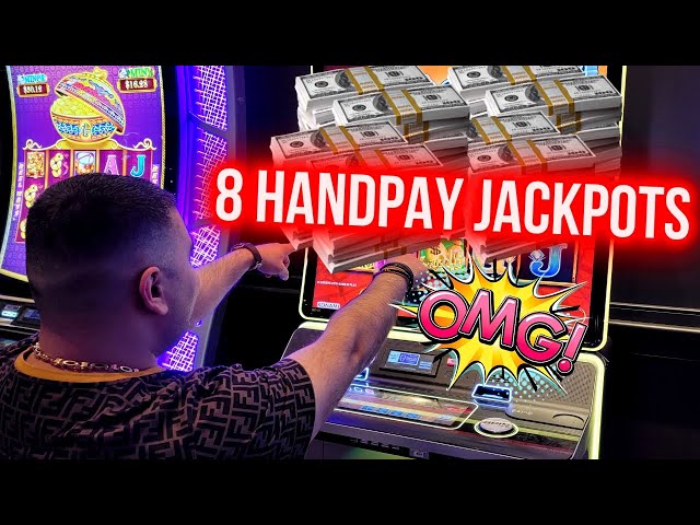 8 HANDPAY JACKPOTS & MASSIVE COMEBACK ! Playing High Limit Slots In Las Vegas Casinos