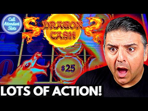 Heart Pounding High Limit Action on Dragon Cash Slot Machines!