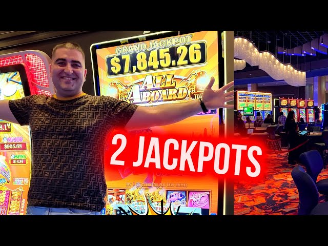 High Limit All Aboard Slot 2 HANDPAY JACKPOTS | Winning Money At Casino | Ep-30