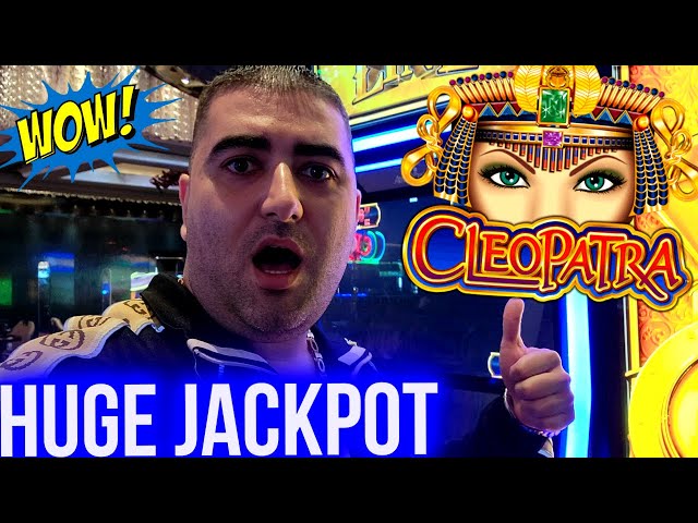 High Limit Cleopatra Slot HUGE HANDPAY JACKPOT | Winning Big Money At Casino | SE-8 | EP-21