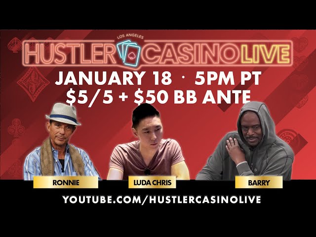 Luda Chris! Wesley! Ronnie! Barry! Armenian Mike! $5/5/50 Ante Game – Commentary by DGAF