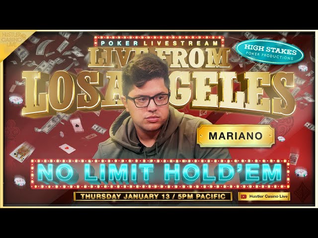 Mariano Plays $5/5/50 Ante Game w/ Barry, Eli, Jeremy, Ronnie, Josh – Commentary by RaverPoker