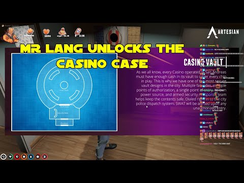 Mr Lang unlocks the casino case (first time) + chat reaction l NoPixel GTA V RP