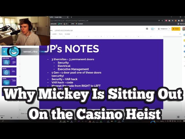 Why Mickey Is Sitting Out On the Casino Heist | No-Pixel 3.1