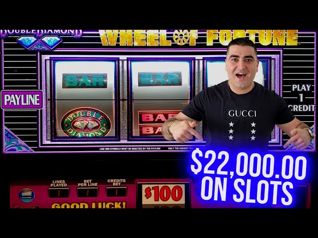 $100 Wheel Of Fortune & More High Limit Slots | $22,000 Live Slot Play In Las Vegas | SE-9 | EP-3