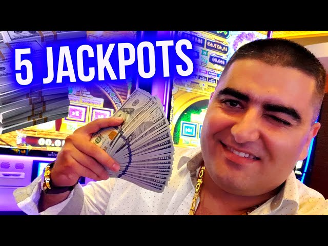 5 HANDPAY JACKPOTS On High Limit Slot Machines In Las Vegas | SE-9 | EP-4