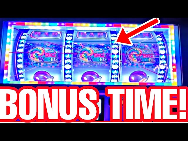 BIG WHEEL BONUS! Playing slots in the high limit room at Harrah’s Laughlin!