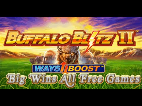 Buffalo Blitz 2 || BIG WINS FREE GAME FEATURES || All Action Chumba Casino Slots Online