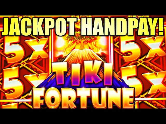 JACKPOT HANDPAY! 5X 5X 5X TOP FEATURE! TIKI FORTUNE (ULTIMATE CHOICE JACKPOTS) Slot Machine (AGS)