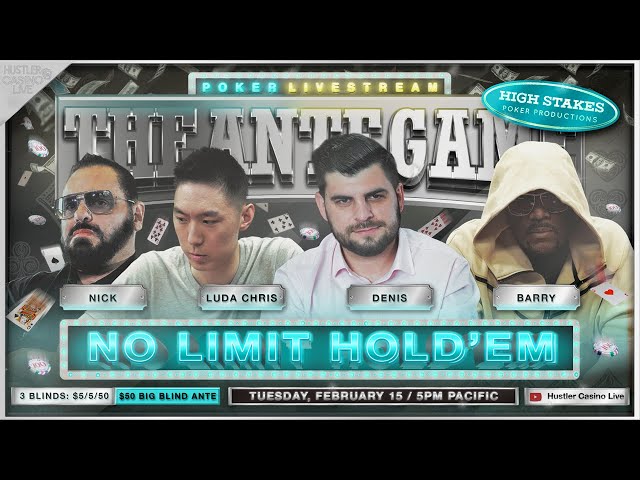 Luda Chris, Barry, Wesley, Denis, Jeremy, Johnny – $5/5/50 Ante Game!!! Commentary by Nick Vertucci