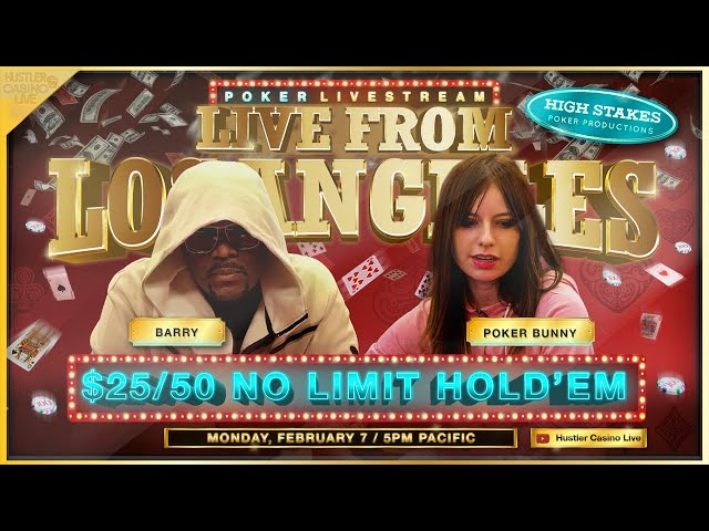 Poker Bunny, Barry, Armenian Mike & Ronnie Play $25/50 No Limit Hold’em – Commentary by DGAF