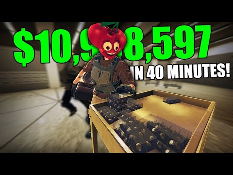 $10,998,597 In 40 Minutes ish (without loading time), Casino Heist With Replay Glitch