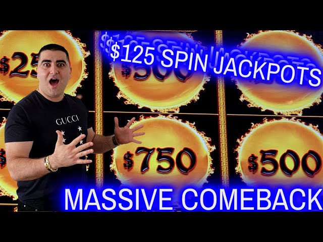 $125 Spins JACKPOTS On Dragon Cash Slot Machine – EPIC COMEBACK