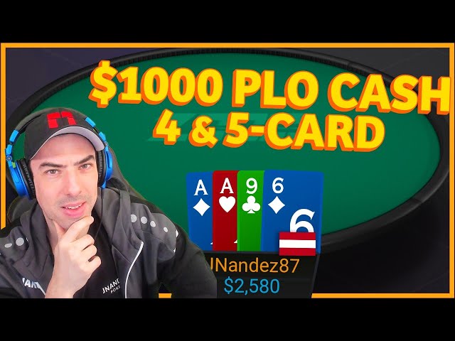 4-card and 5-card PLO Cash Games at GGPoker