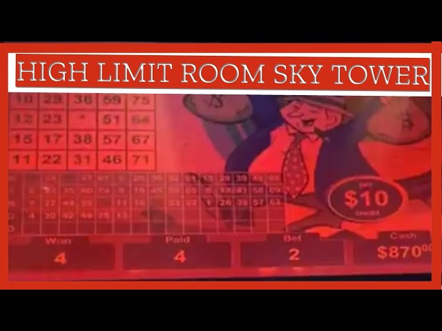 CRAZY BILL, CRAZY CHERRY & MR MONEY BAG VGT SLOTS -SKY TOWER HIGH LIMIT ROOM AT CHOCTAW DURANT