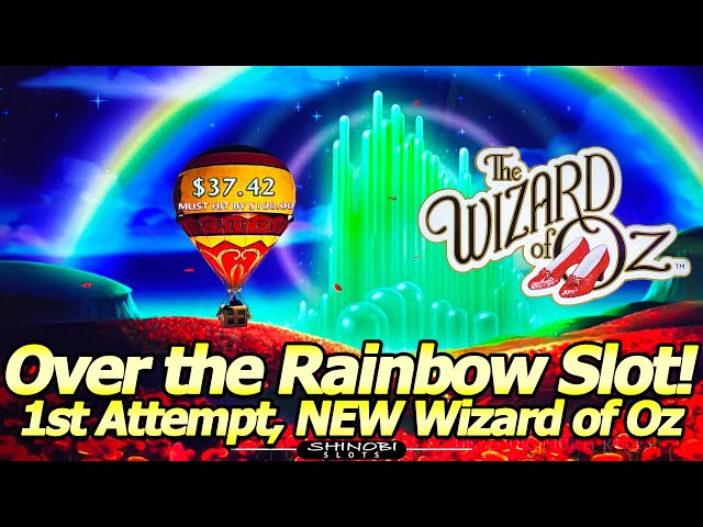 NEW Over the Rainbow, Wizard of Oz Slot Machine at Yaamava Casino! Live Play, Glinda and Free Spins!