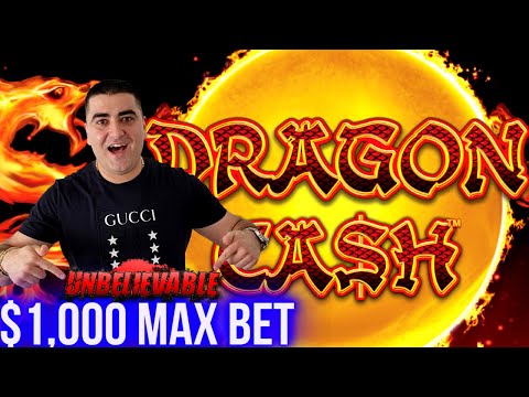 Playing $1,000 Max Bet Dragon Link Slot Machine