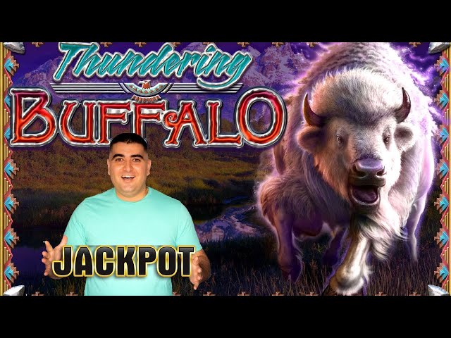Thundering Buffalo Slot HANDPAY JACKPOT – Playing High Limit Slots In Las Vegas
