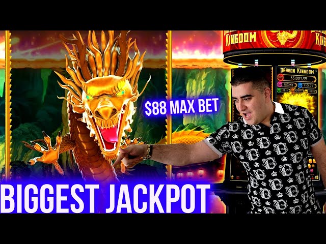 BIGGEST JACKPOT Ever On Dragon Kingdom Slot Machine | EP-11