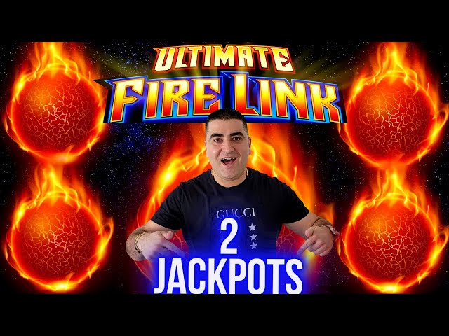 I Hit 2 JACKPOTS On High Limit Ultimate Fire Link Slot Machine