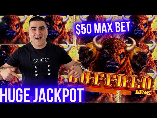 I Won BIG JACKPOT On High Limit Buffalo Link Slot Machine