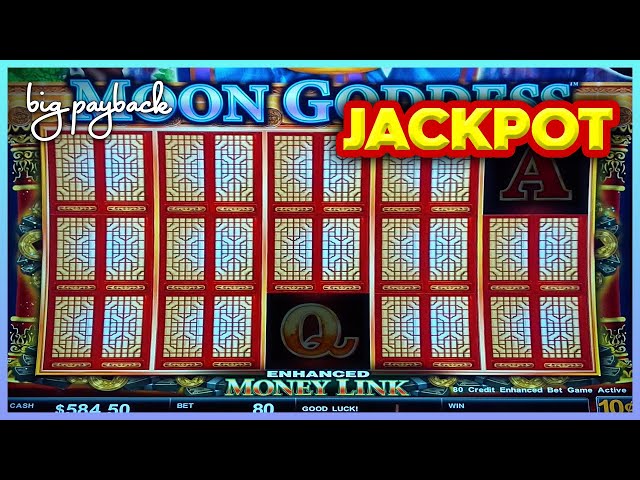JACKPOT HANDPAY, SHOCKING! Money Link Moon Goddess Slot – LOVED IT!!