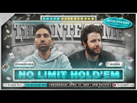 JohnnieVibes, JBoogs, Ronnie, Sammy – $5/5/100 Ante Game – Commentary by RaverPoker