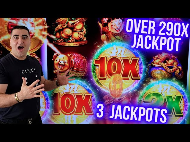 Over 290x Mega Jackpot On New Slot Machine & More JACKPOTS On Fire Link