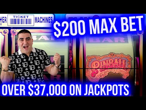 Over $37,000.00 Handpay Jackpots On High Limit Slots – Up To $200 Max Bets