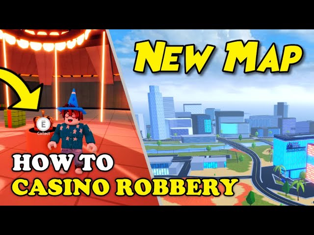 Rob Jailbreak CASINO Heist EASY! Map Expansion, New City, Robbery CODE, Live Event (Roblox)