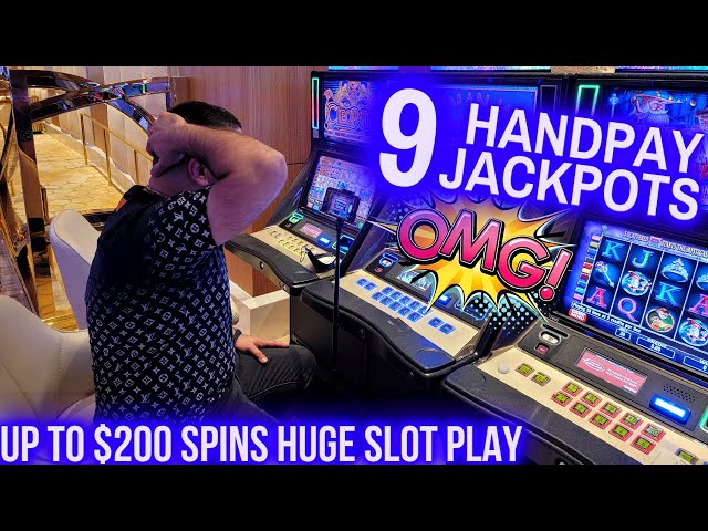 9 HANDPAY JACKPOTS On High Limit Slot Machines – Live Slot Play At Casino